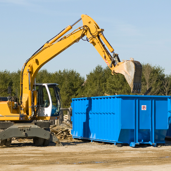 how many times can i have a residential dumpster rental emptied in Dumont